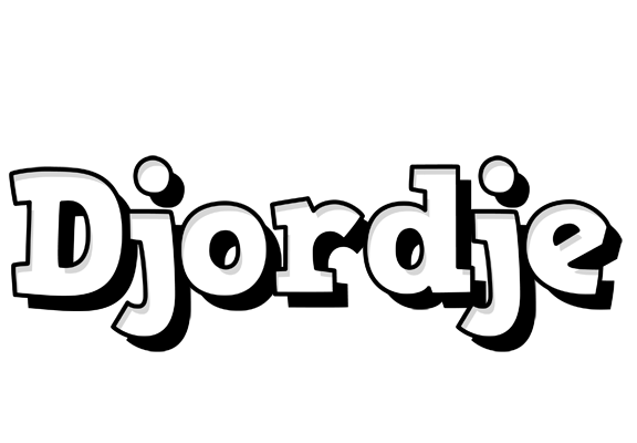 Djordje snowing logo