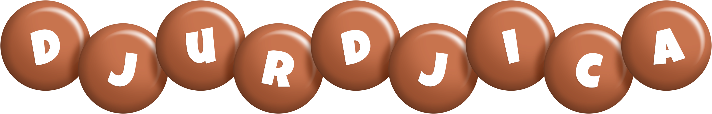 Djurdjica candy-brown logo
