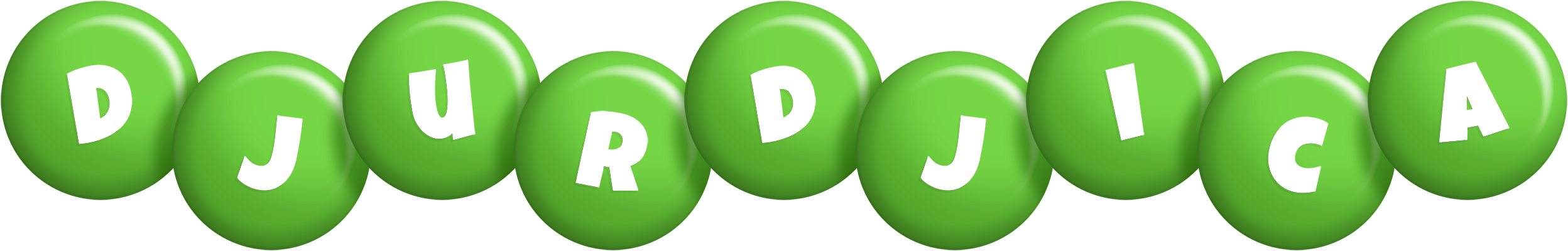 Djurdjica candy-green logo
