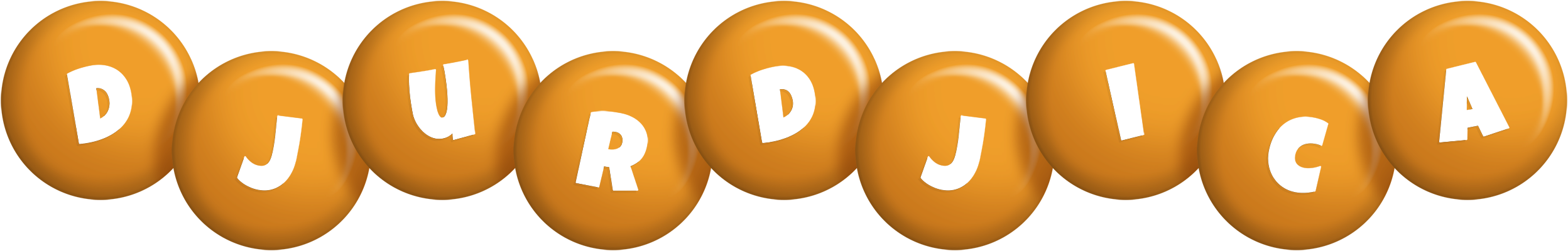 Djurdjica candy-orange logo