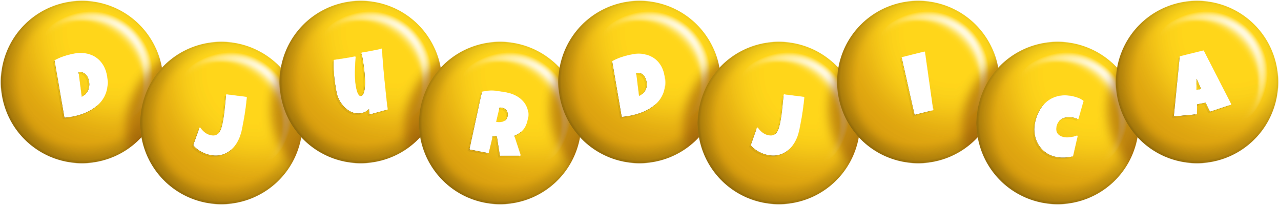 Djurdjica candy-yellow logo