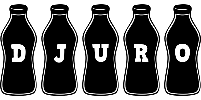 Djuro bottle logo