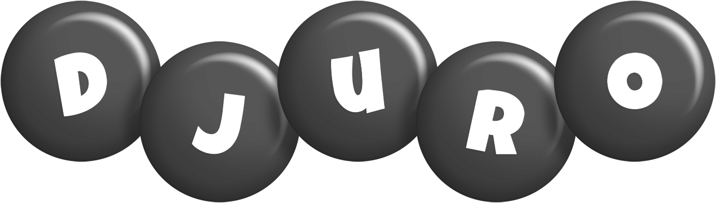 Djuro candy-black logo