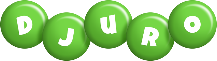Djuro candy-green logo