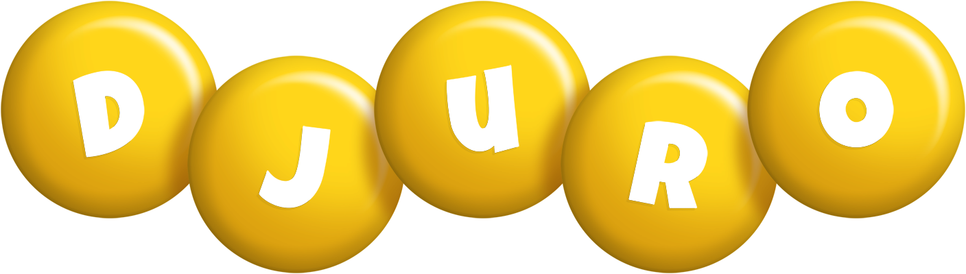 Djuro candy-yellow logo