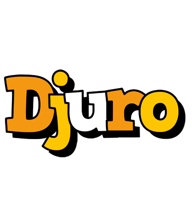 Djuro cartoon logo
