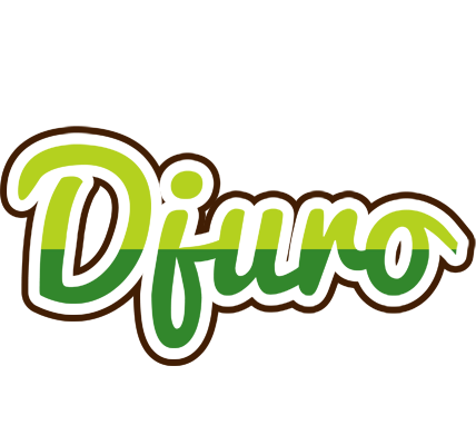 Djuro golfing logo