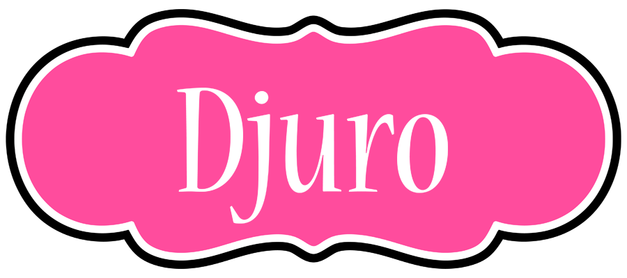 Djuro invitation logo