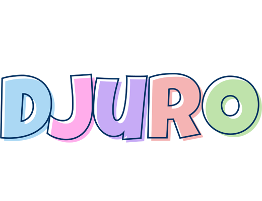 Djuro pastel logo