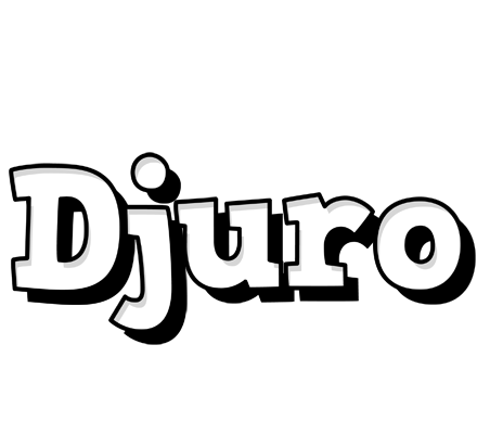 Djuro snowing logo