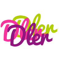 Dler flowers logo