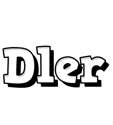 Dler snowing logo