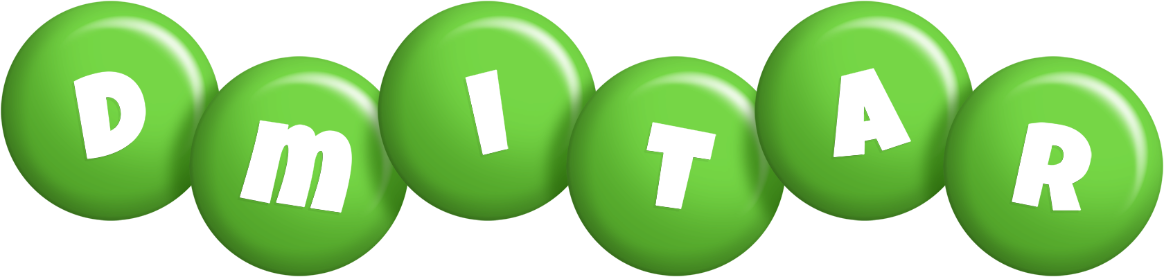 Dmitar candy-green logo