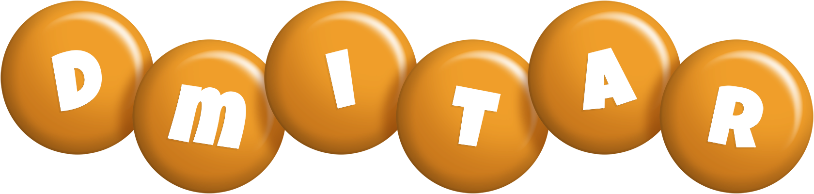 Dmitar candy-orange logo