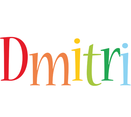 Dmitri birthday logo