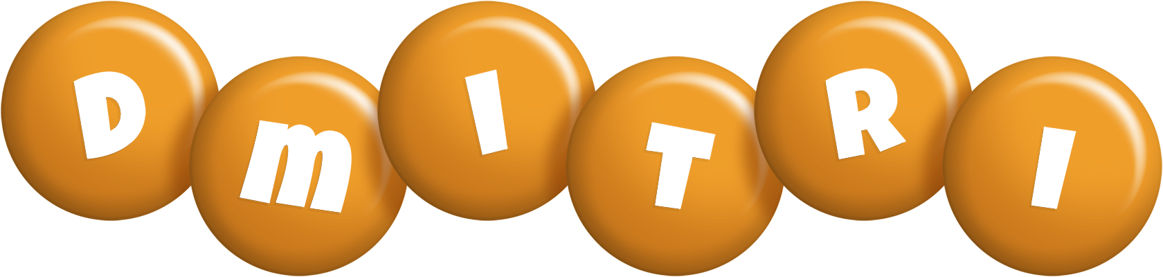 Dmitri candy-orange logo