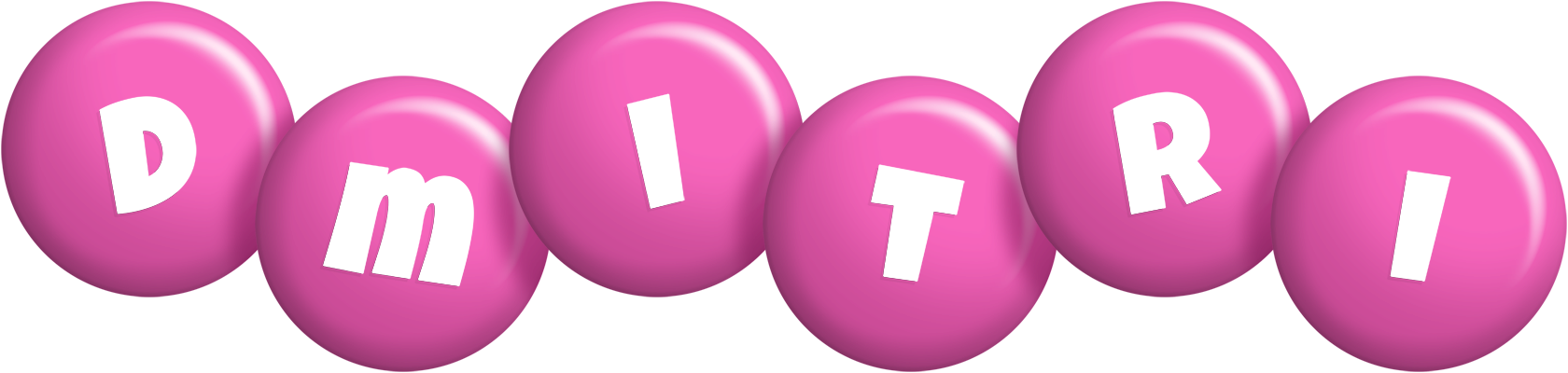 Dmitri candy-pink logo
