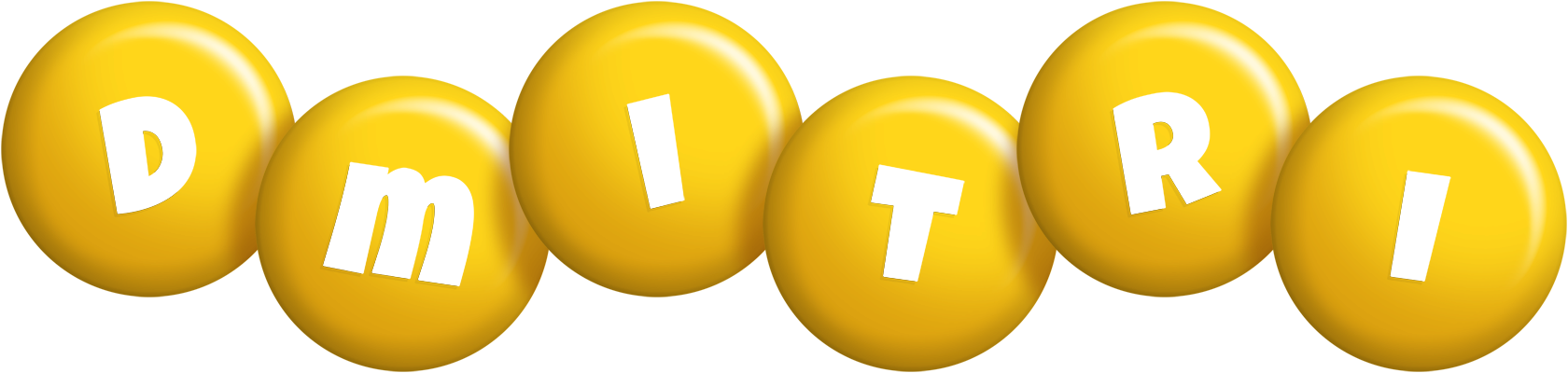 Dmitri candy-yellow logo