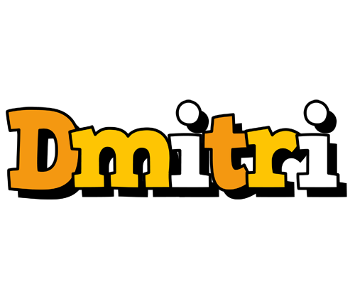 Dmitri cartoon logo