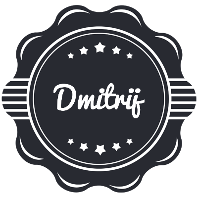 Dmitrij badge logo