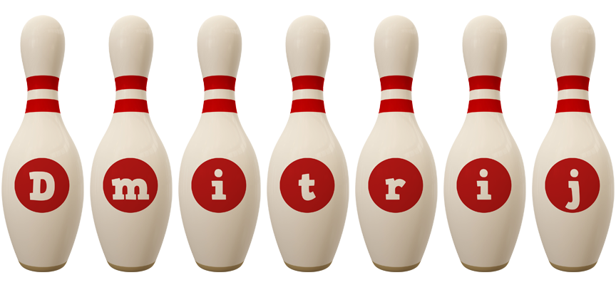 Dmitrij bowling-pin logo