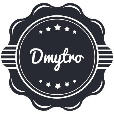 Dmytro badge logo