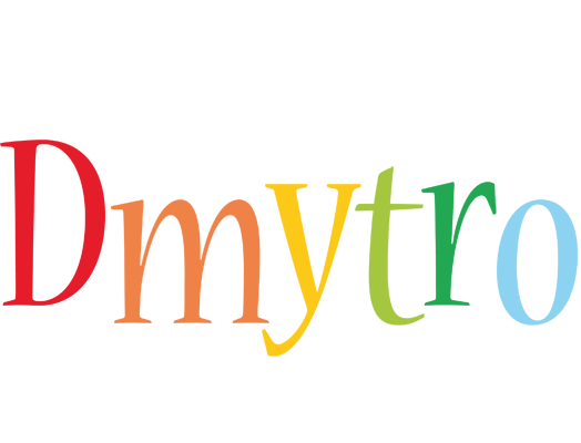Dmytro birthday logo