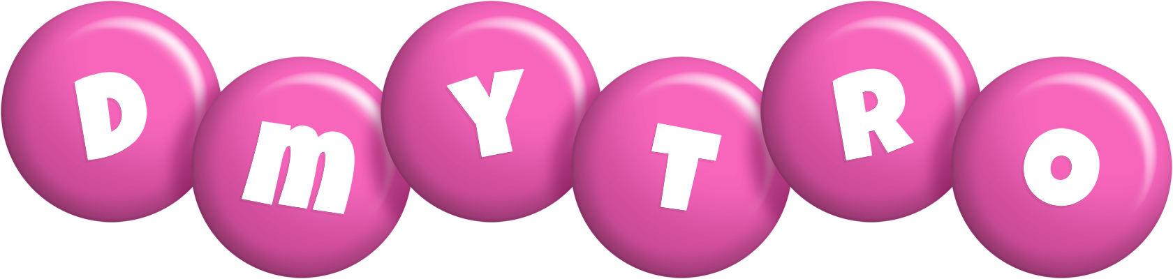 Dmytro candy-pink logo