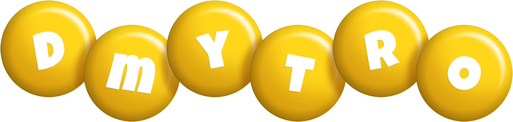 Dmytro candy-yellow logo