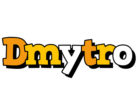 Dmytro cartoon logo