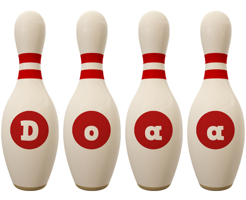 Doaa bowling-pin logo