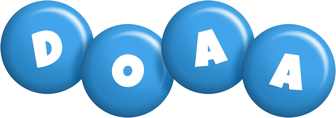 Doaa candy-blue logo