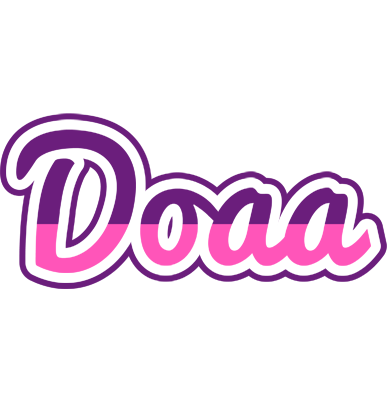 Doaa cheerful logo
