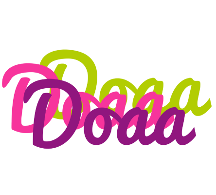 Doaa flowers logo