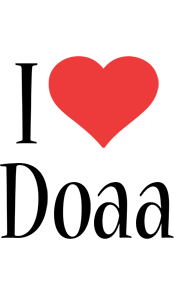 Doaa i-love logo