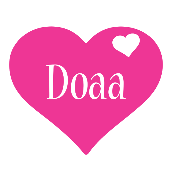 Doaa love-heart logo