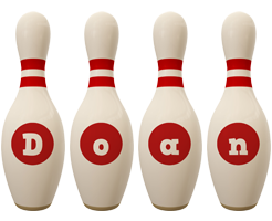 Doan bowling-pin logo
