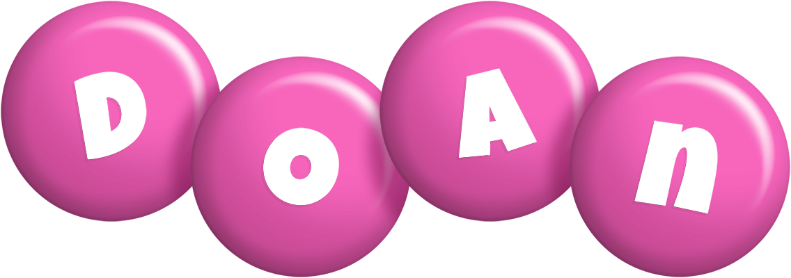 Doan candy-pink logo