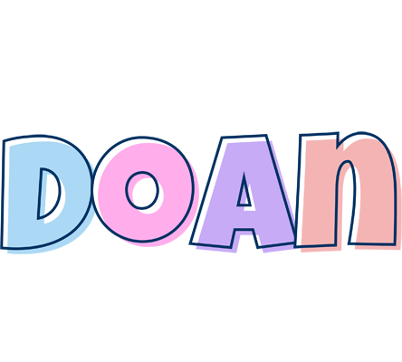 Doan pastel logo