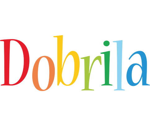 Dobrila birthday logo