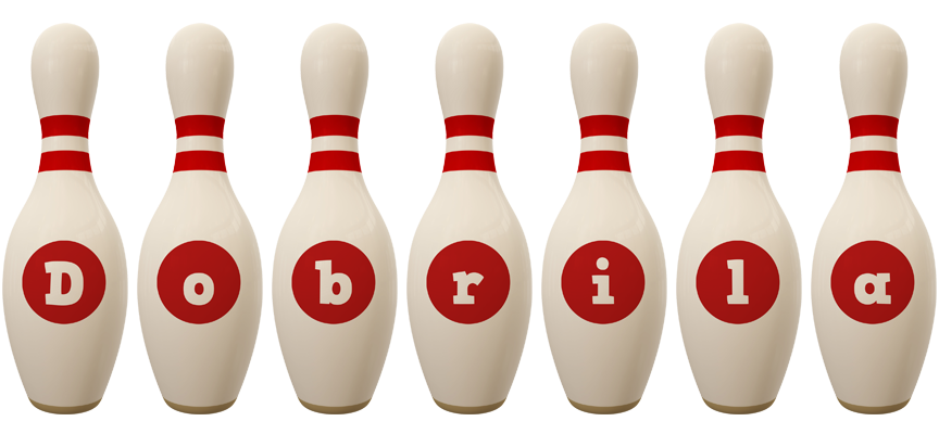 Dobrila bowling-pin logo