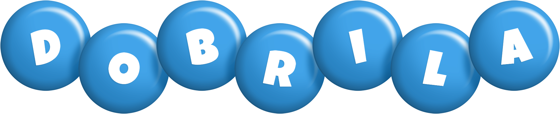 Dobrila candy-blue logo