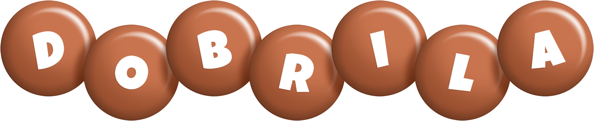 Dobrila candy-brown logo