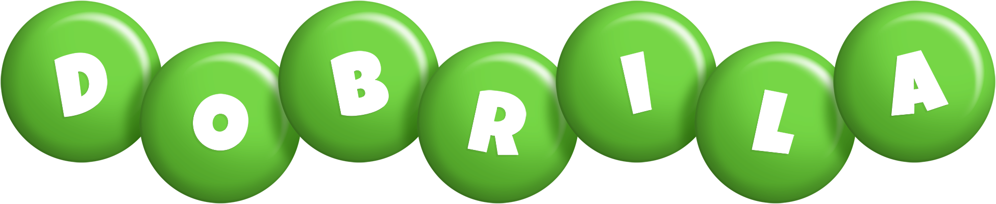 Dobrila candy-green logo