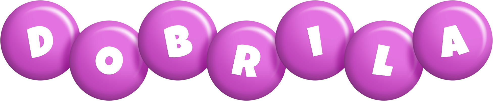 Dobrila candy-purple logo
