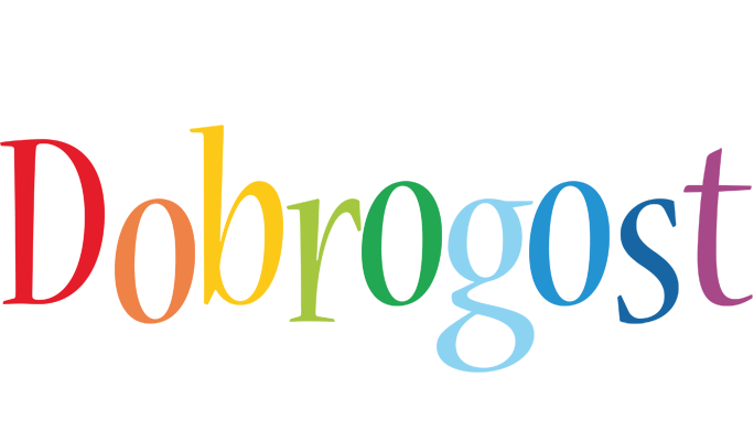 Dobrogost birthday logo