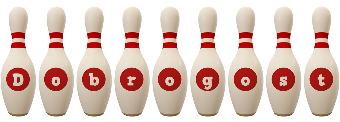 Dobrogost bowling-pin logo