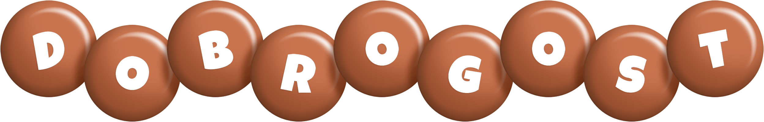 Dobrogost candy-brown logo