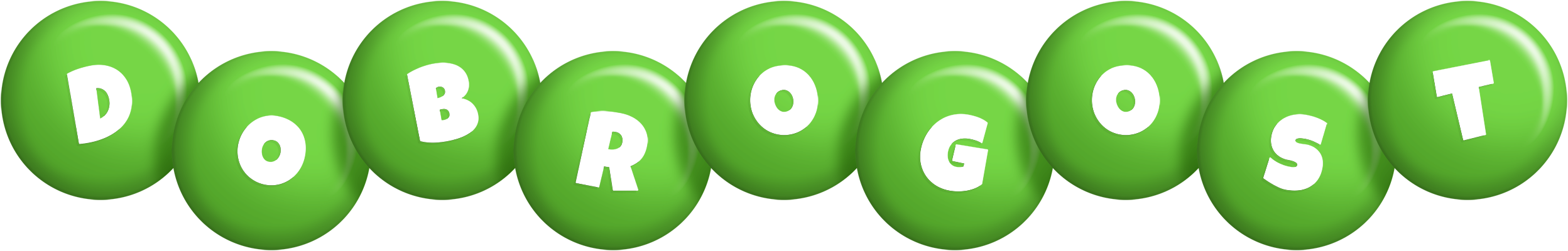 Dobrogost candy-green logo