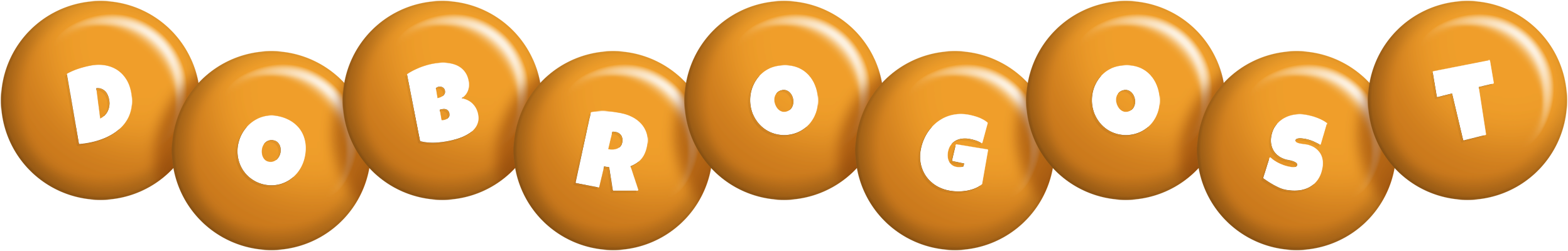 Dobrogost candy-orange logo